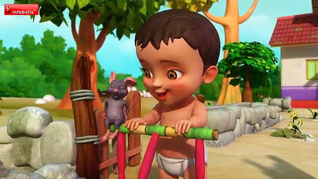 தள்ளுவண்டி தள்ளியே | Tamil Rhymes & Baby Song for Children | Infobells