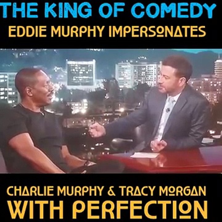 Eddie Murphy impersonates Charlie Murphy and Tracy Morgan(pardon my giggles)