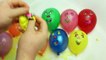 Faces Wet Balloons Compilation Finger Nursery Rhyme Colour Song Learn Colors Balloon