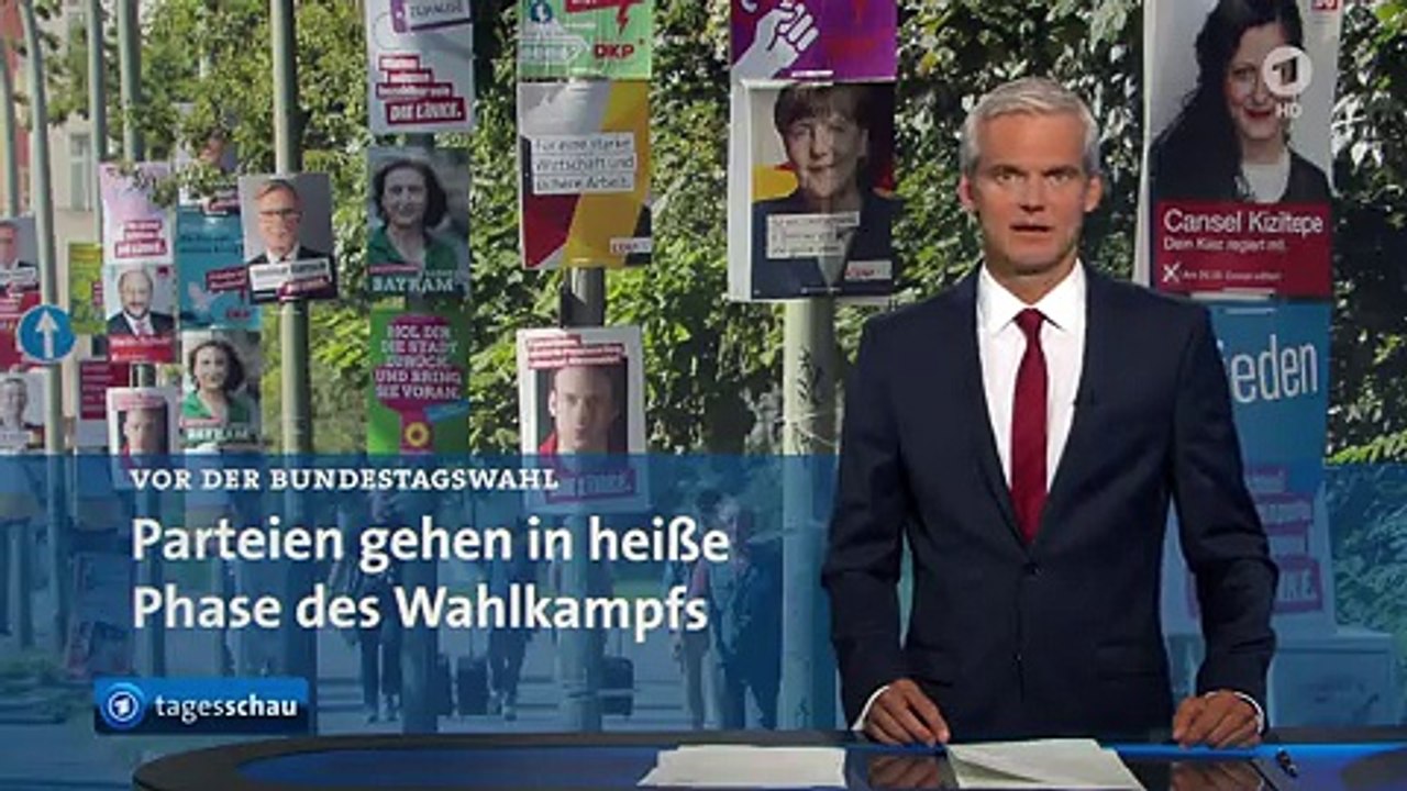 Tagesschau | 14. 08. 2017 20:00 Uhr (mit Thorsten Schröder) [GANZE FOLGE] | Das Erste