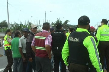 Cierran vía Milagro – Virgen de Fátima por daños en la carretera