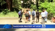 Protesters Fighting For Racial Tolerance Hold Sit In At UC Santa Cruz
