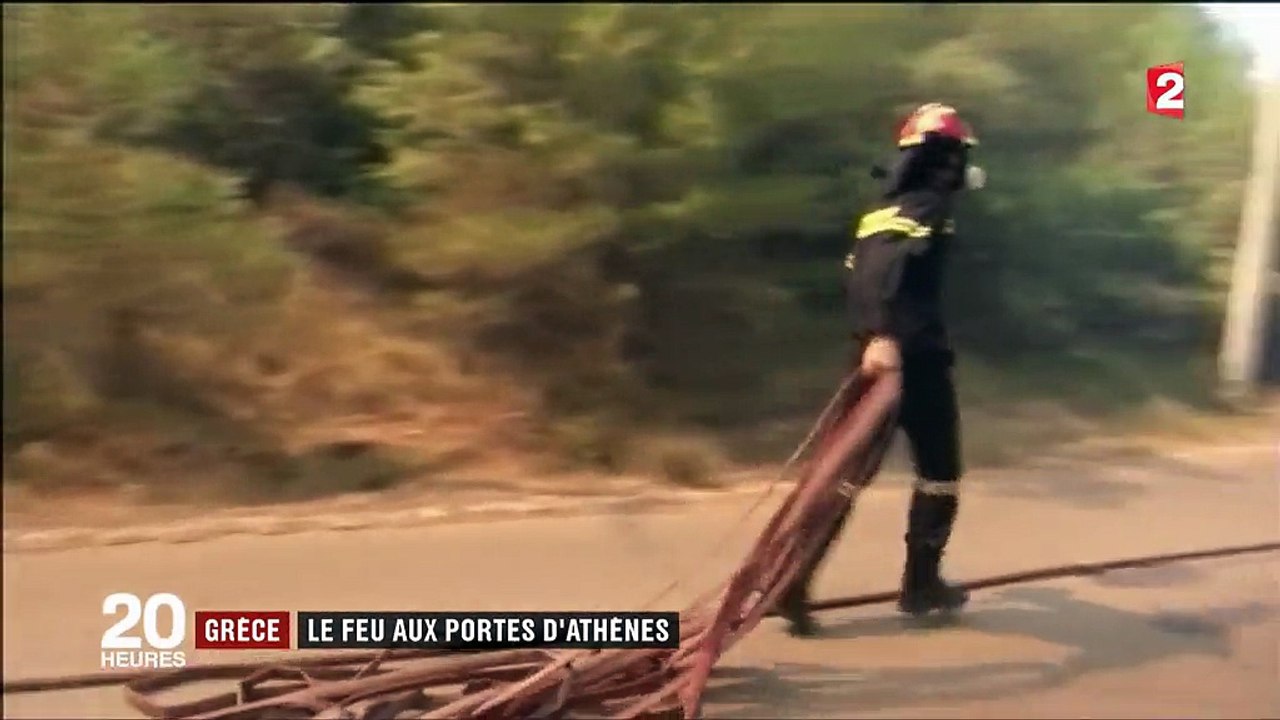 Grèce : le feu aux portes d’Athènes
