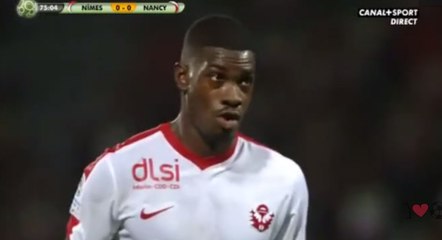 Papis Malaly Dembele (Penalty missed) Nimes 0-0 Nancy 14.08.2017