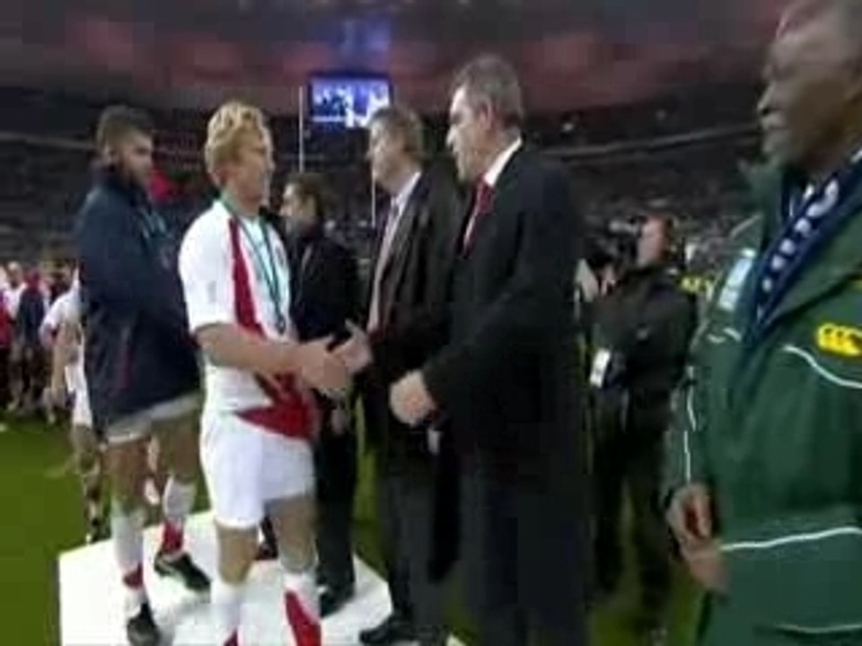 Prince William and Harry - Rugby World Cup 2007 clips