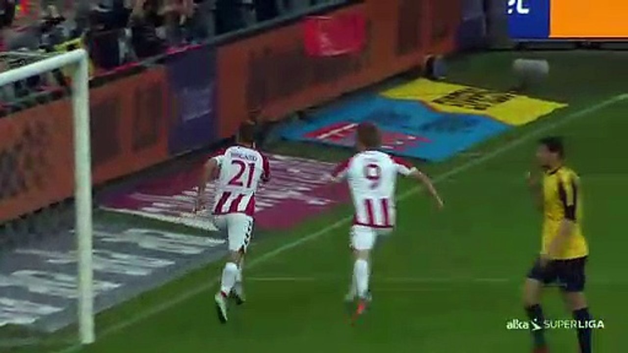 Kasper Risgard Goal HD - Aalborg1-0Hobro 14.08.2017