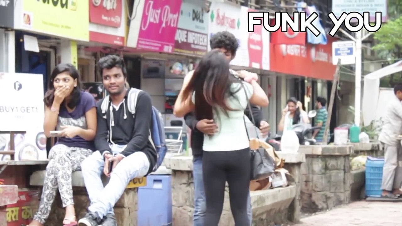 Girl giving a Hug Prank by Funk You -