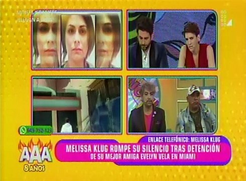 Melissa Klug se quebró al hablar sobre situación de Evelyn Vela