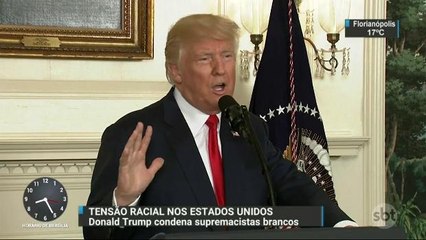 Após críticas, Donald Trump condena supremacistas brancos
