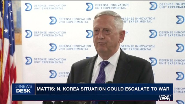 i24NEWS DESK | Mattis: N. Korea situation could escalate to war | Monday, August 14th 2017