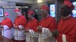 Benedict XVI receives the new cardinals, and speaks with them in various languages