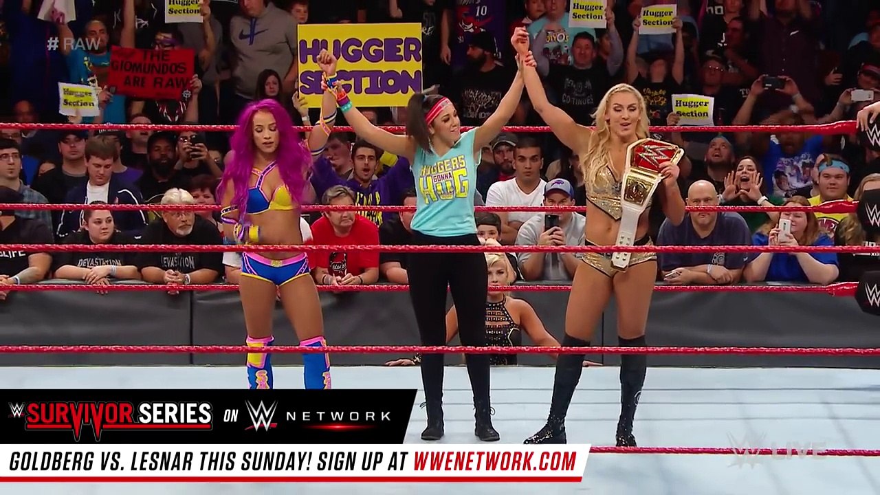 Charlotte Flair & Sasha Banks vs. Alicia Fox & Nia Jax: Raw, Nov. 14, 2016