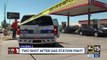 Gunfire erupts at gas pump in South Phoenix
