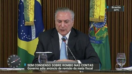 Anúncio da revisão da meta fiscal é adiado novamente