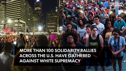Solidarity rallies across U.S. denounce white supremacy