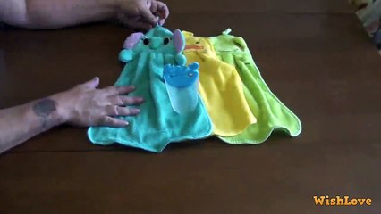 Amazing Kids Hand Towels With Blue Faucet Extender Baby Soft Animal