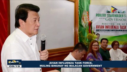 Avian Influenza task force, muling binuhay ng Bulacan government