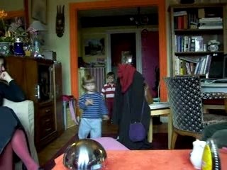 Gus et Garance posent pour la vidéo