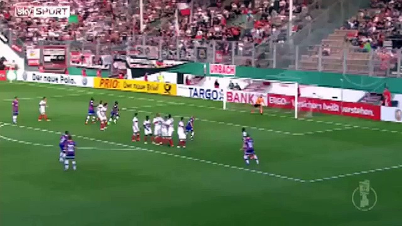 Cottbus 2:0 Stuttgart ( German DFB Pokal 13 August 2017)