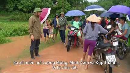 Nhiều xã miền núi Quảng Ninh ngập sâu trong nước lũ