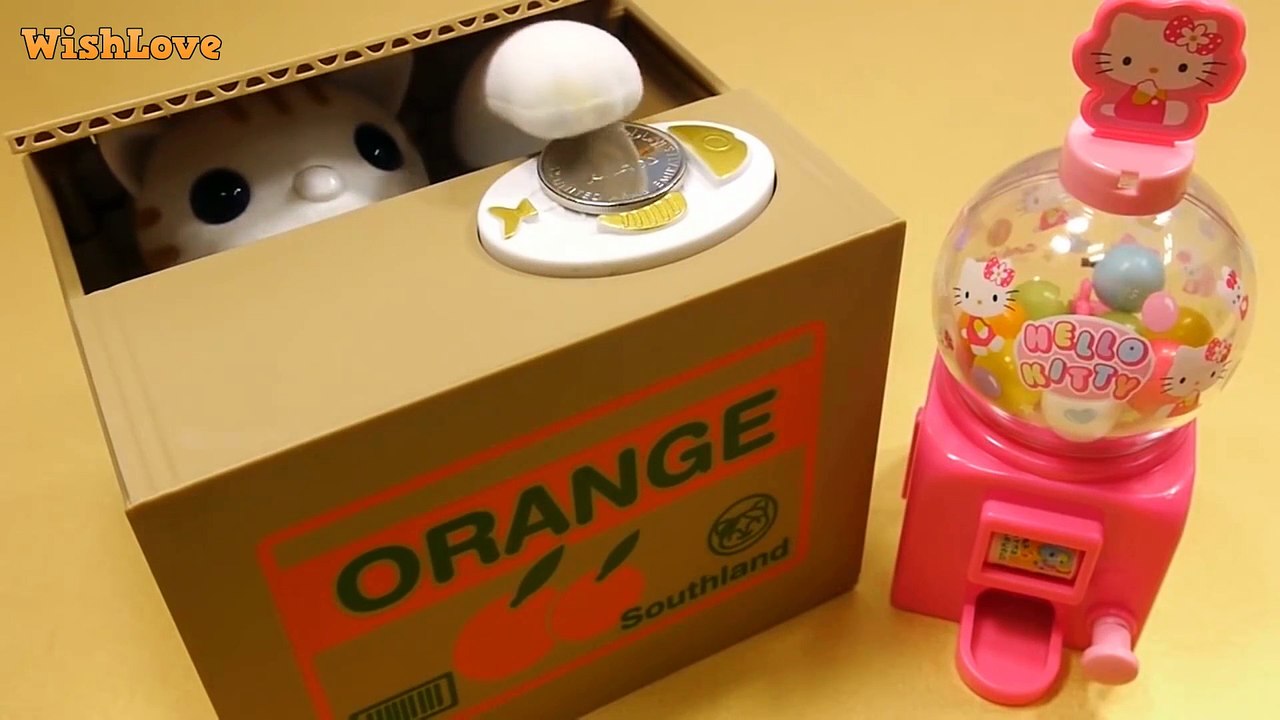 Funny Cat Coin Bank