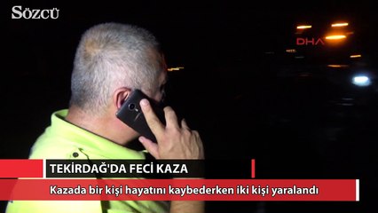 Video herunterladen: Tekirdağ'da feci kaza bir kişi hayatını kaybetti