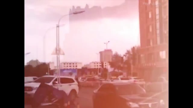 Another floating city appears in the sky above China