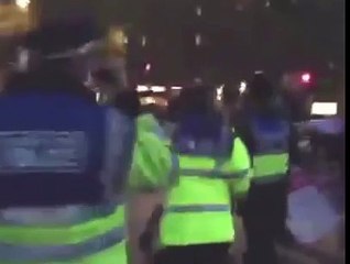 2016 England vs Scotland hooligans first trouble