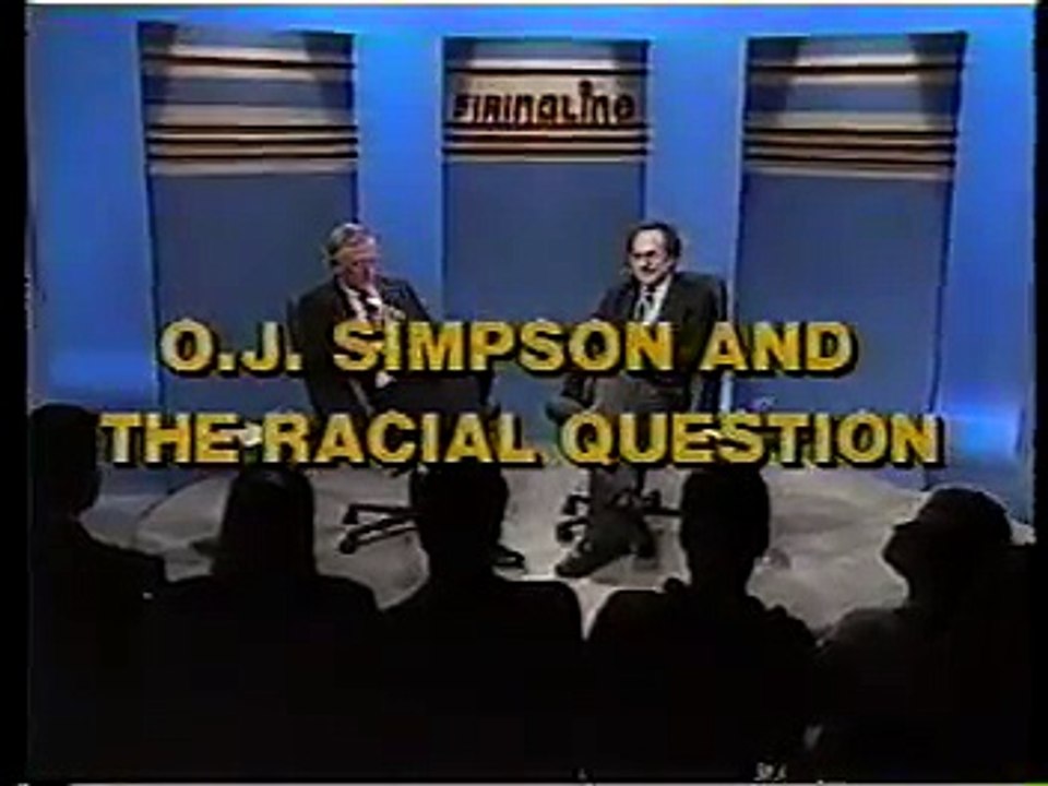 S31E15 Firing Line, William F. Buckley, O.J. Simpson & the Racial Question guest Alan Ders