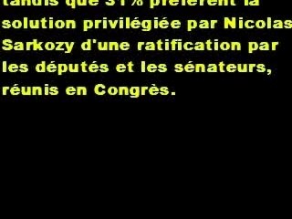 Référendum - Sarko+PS contre 61 % des Francais