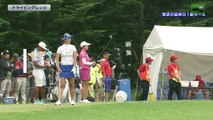 ＮＥＣ軽井沢７２　ゴルフトーナメント２０１７最終日  一番ホール　NEC Karuizawa72 Golf tournament FinalRound Jpapanese no1hole