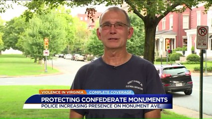 Police Increase Security Around Monument Avenue Statues in Virginia
