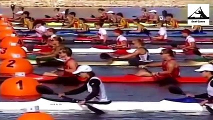 2004 Olympic Athens Canoeing Womans K 4 500 m Final. & Victory Ceremony. (16:9)