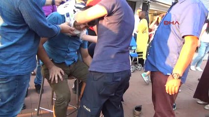 Zonguldak'ta Motosikletin Otomobillere Çarpma Anı Güvenlik Kamerasında