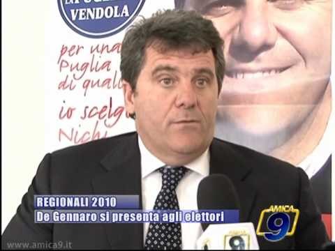 Regionali 2010 | Carmine De Gennaro (La Puglia per Vendola) si presenta agli elettori