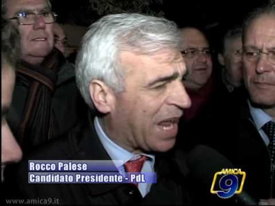 SAN FERDINANDO | Regionali 2010 | Rocco Palese per Antonio Acquaviva