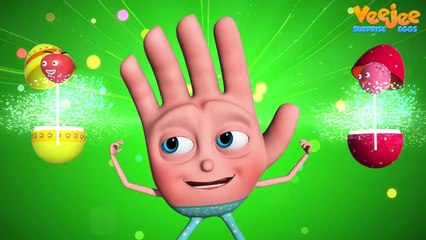 Learn Wild Animal Sounds - Surprise Eggs For Children - VeeJee Surprise Eggs Finger Family Series