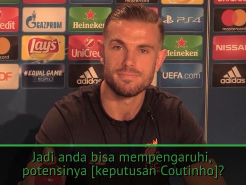 SOSIAL: Sepakbola: Henderson Enggan Tanggapi Masa Depan Coutinho