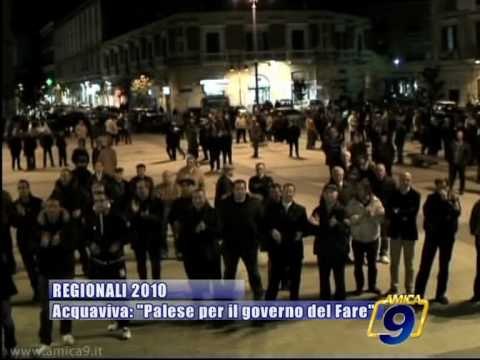 BARLETTA | Regionali 2010 | Acquaviva: Palese per il governo del fare