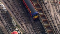 Train derails at Waterloo