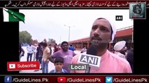 Indian Media crying on Pakistani Flag at Wagah border - 14 august 2017 - Pak army - soldiers