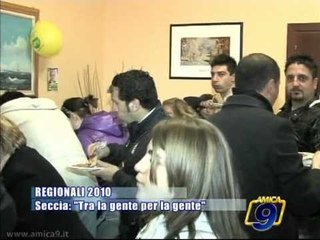 BARLETTA | Regionali 2010 | Reginaldo Seccia: "Tra la gente e per la gente"