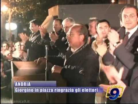 ANDRIA | Giorgino in piazza ringrazia i suoi elettori