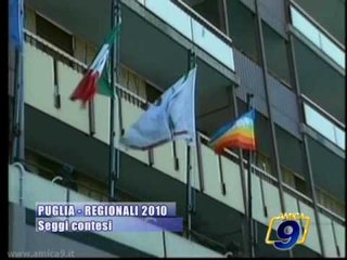 PUGLIA | REGIONALI 2010 | Seggi contesi