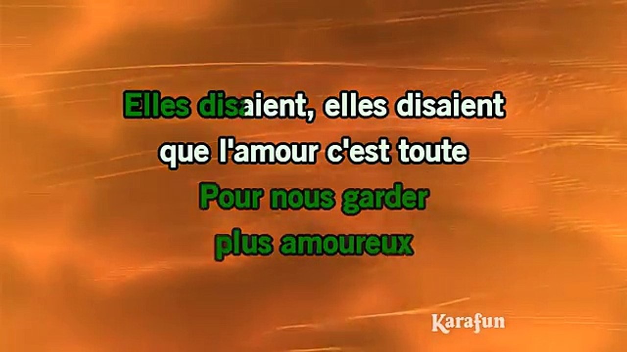 Didier Barbelivien & Félix Gray - A toutes les filles KARAOKE / INSTRUMENTAL