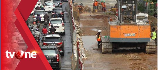 Penyempitan Jalan Proyek LRT Timbulkan Kemacetan