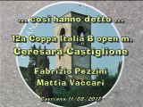 CERESARA-CASTIGLIONE 12a Coppa Italia B open masch. 