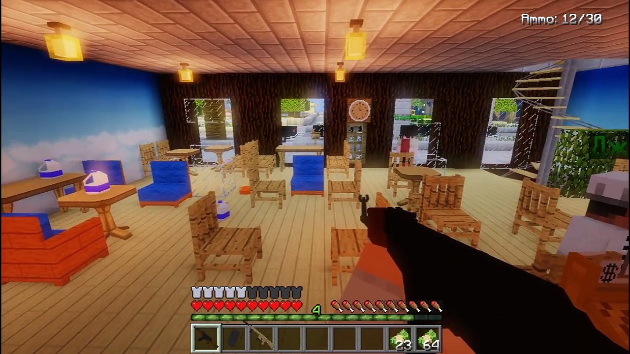 СПАСЛИ РЕСТОРАН ОТ БАНДИТ! ВЫСТРЕЛ ЗА КРИСТИНУ! - РЕСТОРАН В МАЙНКРАФТ #52