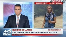 Μάχη με τις φλόγες στο Καπανδρίτι