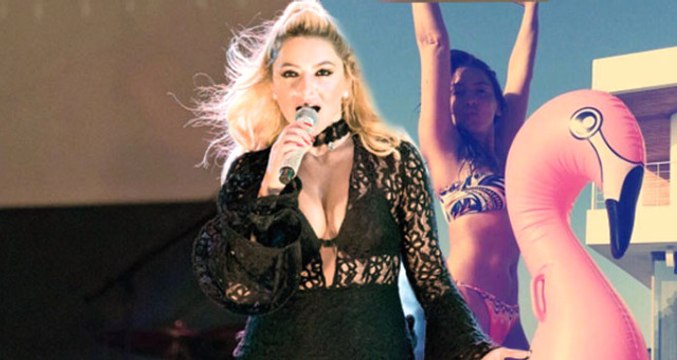 Balık Etli Hadise, Bikinili Pozuyla Sosyal Medyayı Salladı